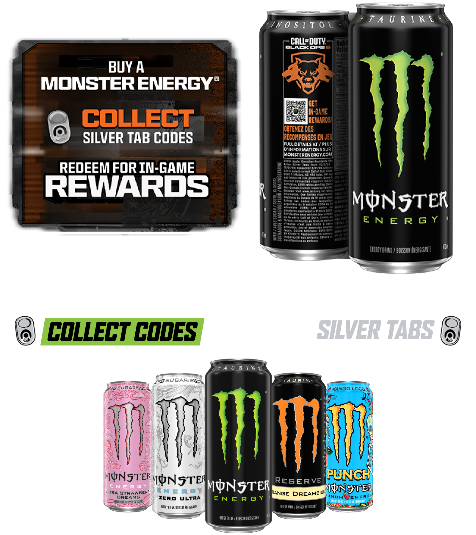 BUY A Monster Energy - GET IN-GAME REWARDS